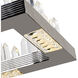 Agassiz LED 32 inch Polished Nickel Island/Pool Table Light Ceiling Light