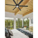 es6 60 inch Black Indoor Ceiling Fan, with Chromatic Uplight