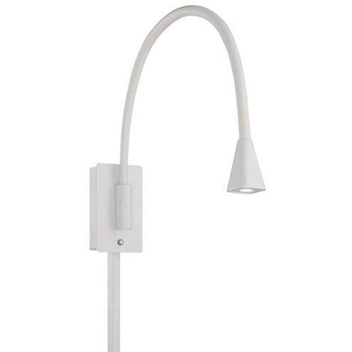 Stretch Reading Light Wall Light in White, dweLED
