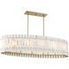 Bardon 12 Light 48 inch Celeste Brass Island Chandelier Ceiling Light