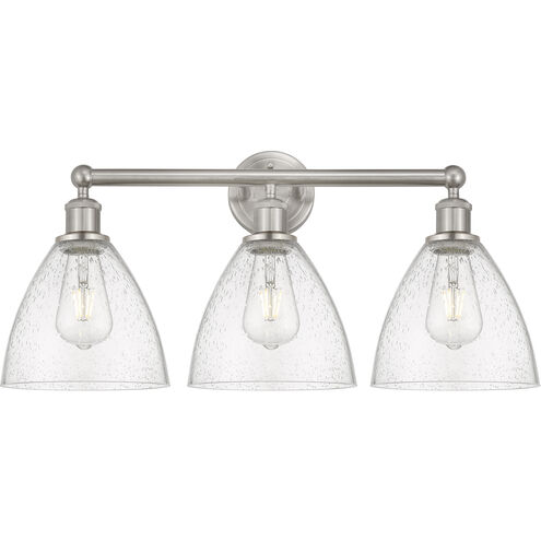 Edison Bristol Glass 3 Light 25.50 inch Bathroom Vanity Light