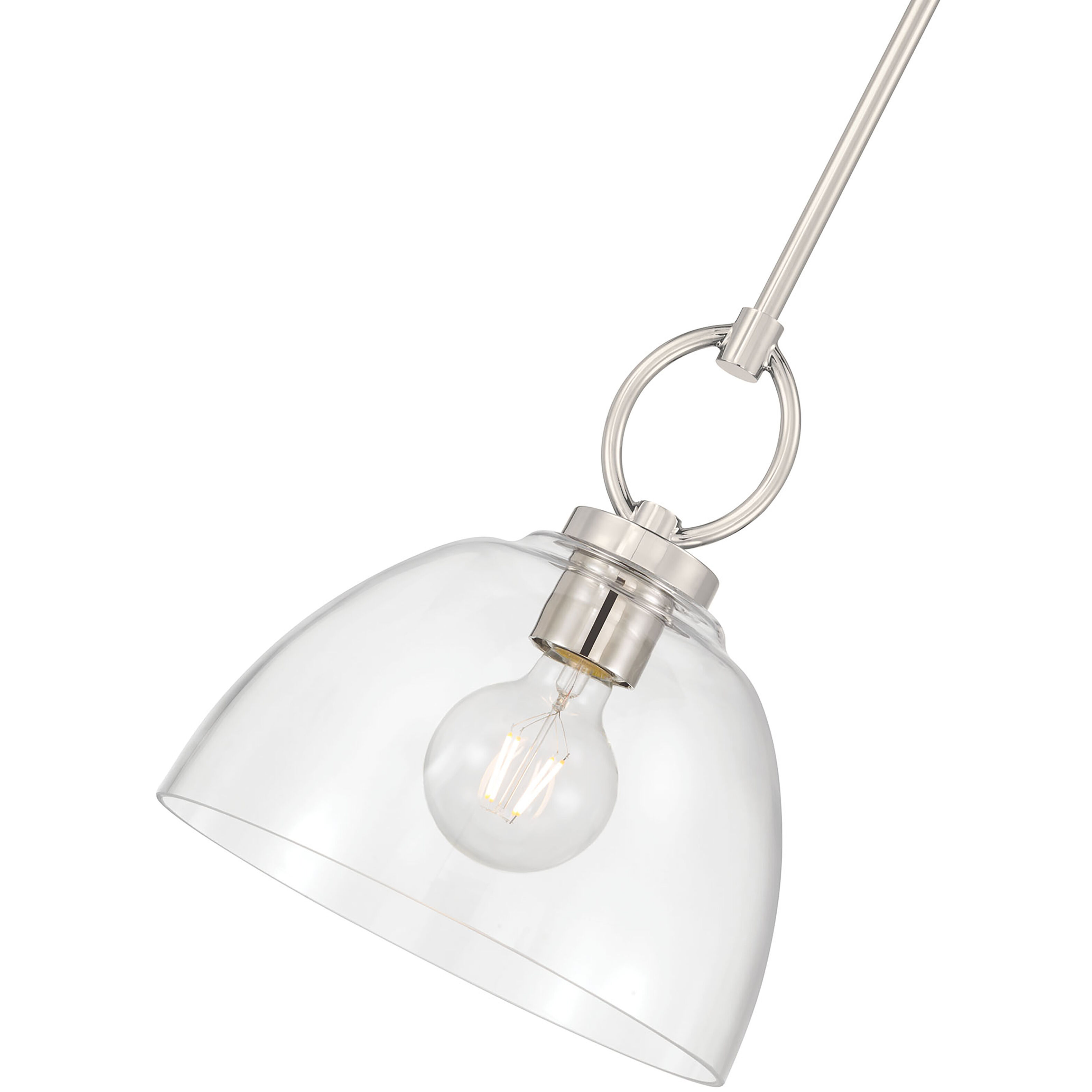 Velto 1 Light 10 inch Polished Nickel Pendant Ceiling Light