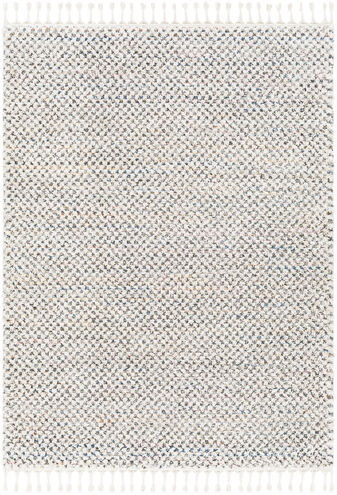 Lyon 84 X 63 inch Light Grey Rug in 5 x 8, Rectangle
