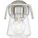 Riley 1 Light 6.25 inch Satin Platinum Wall Sconce Wall Light
