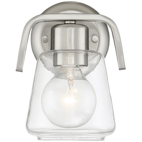Riley 1 Light 6.25 inch Satin Platinum Wall Sconce Wall Light