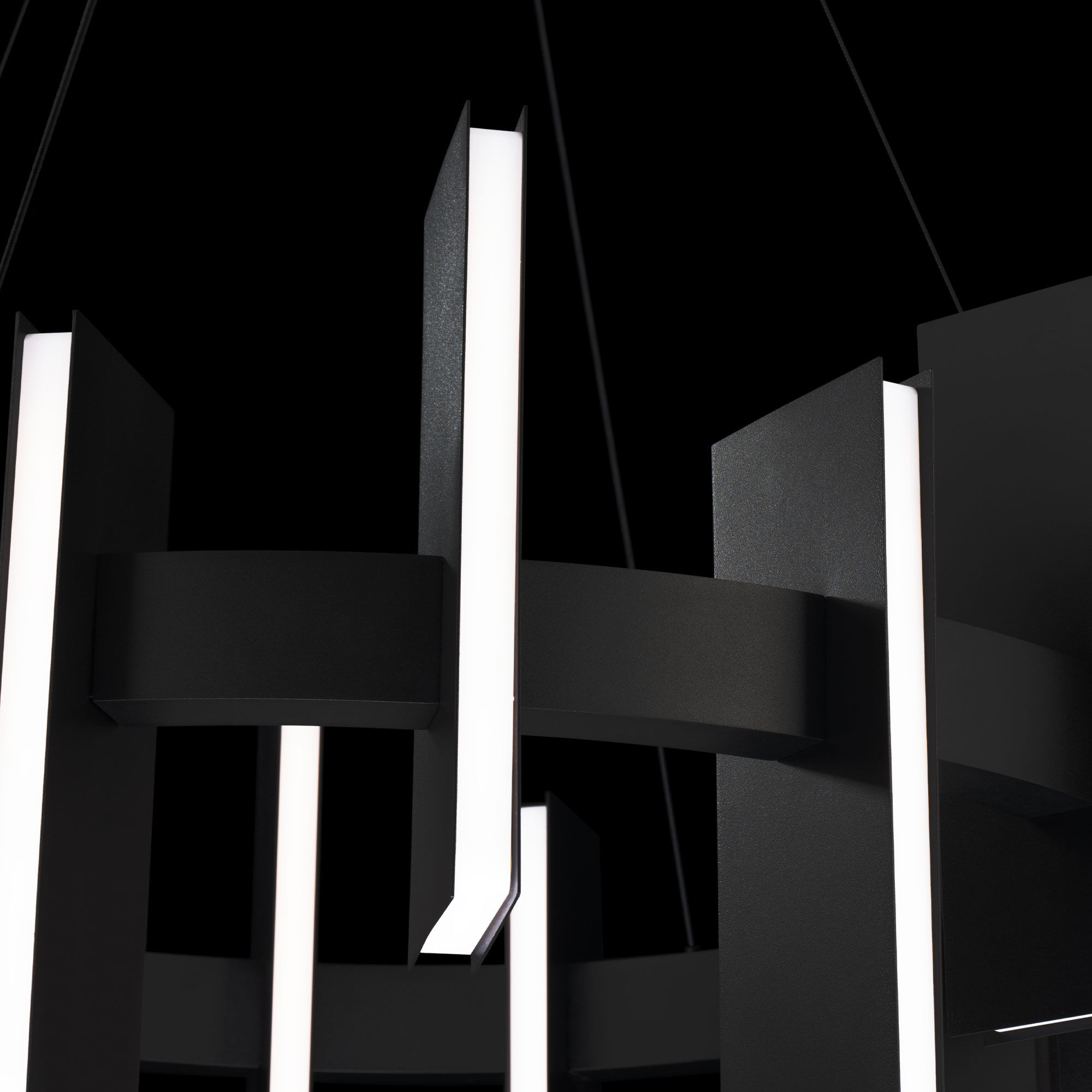 Ronan LED 32 inch Black Indoor Hanging Lighting Ceiling Light