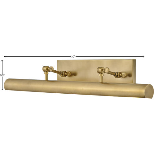 Stokes 30 inch Heritage Brass Indoor Wall Sconce Wall Light