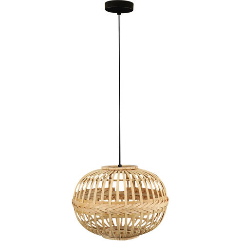 Amsfield 1 Light 14.96 inch Brown Pendant Ceiling Light