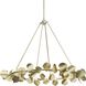 Laurel 8 Light 38 inch Gilded Silver Chandelier Ceiling Light, Design Series