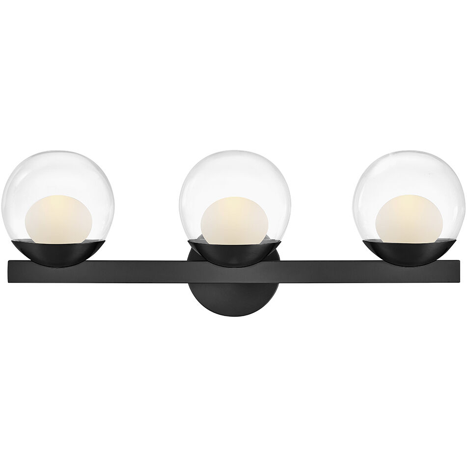 Sunni LED 24 inch Black Vanity Light Wall Light, Medium