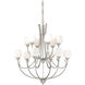 Grafton LED 36 inch Satin Nickel Chandelier Ceiling Light