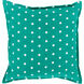 Polka Dot 18 inch Emerald, Cream Pillow Kit