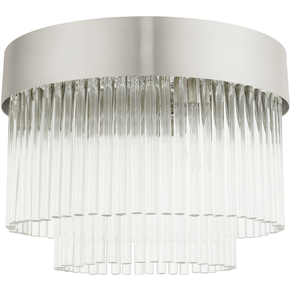 Norwich 4 Light 13 inch Brushed Nickel Flush Mount Ceiling Light