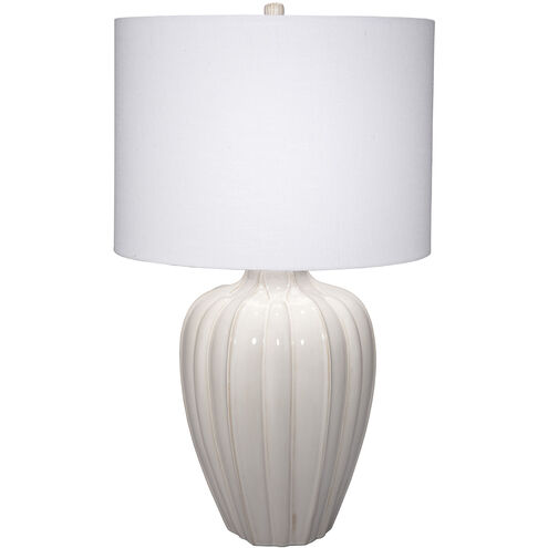 Seraphina 30.5 inch 150 watt Light Cream Table Lamp Portable Light