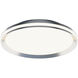 Sona LED 16 inch Satin Nickel Flush Mount Ceiling Light