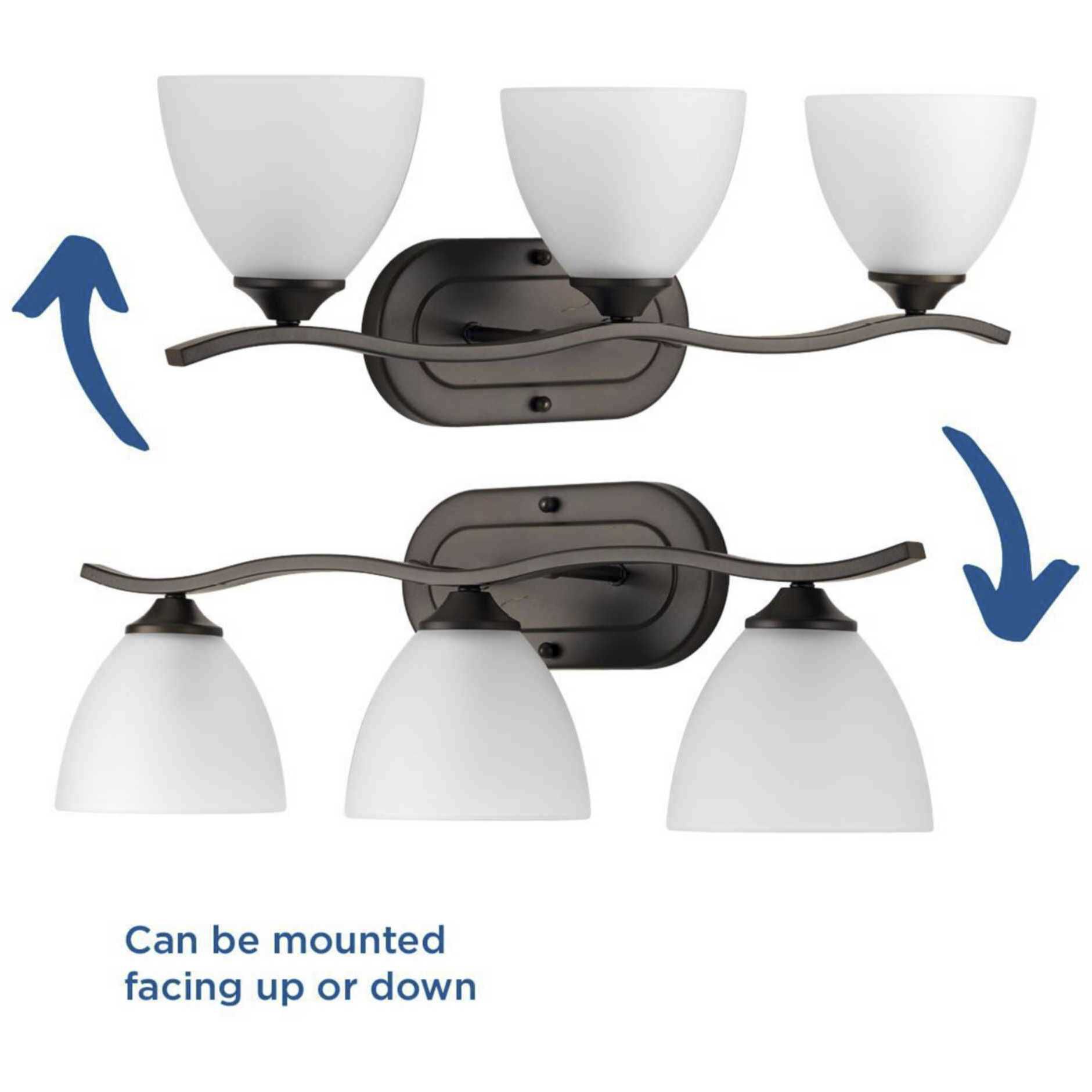 Laird 3 Light 23.75 inch Antique Bronze Bath Vanity Wall Light