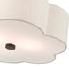 Solstice 3 Light 18 inch English Bronze Semi Flush Ceiling Light