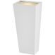 Coastal Elements Cruz LED 17 inch Textured White Outdoor Wall Mount Lantern
