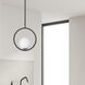 Adrienna 1 Light 10 inch Matte Black Pendant Ceiling Light