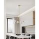 Helena 6 Light 32 inch Brushed Gold Chandelier Ceiling Light