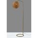 Maeve 60 inch 100.00 watt Antique Brass Floor Lamp Portable Light