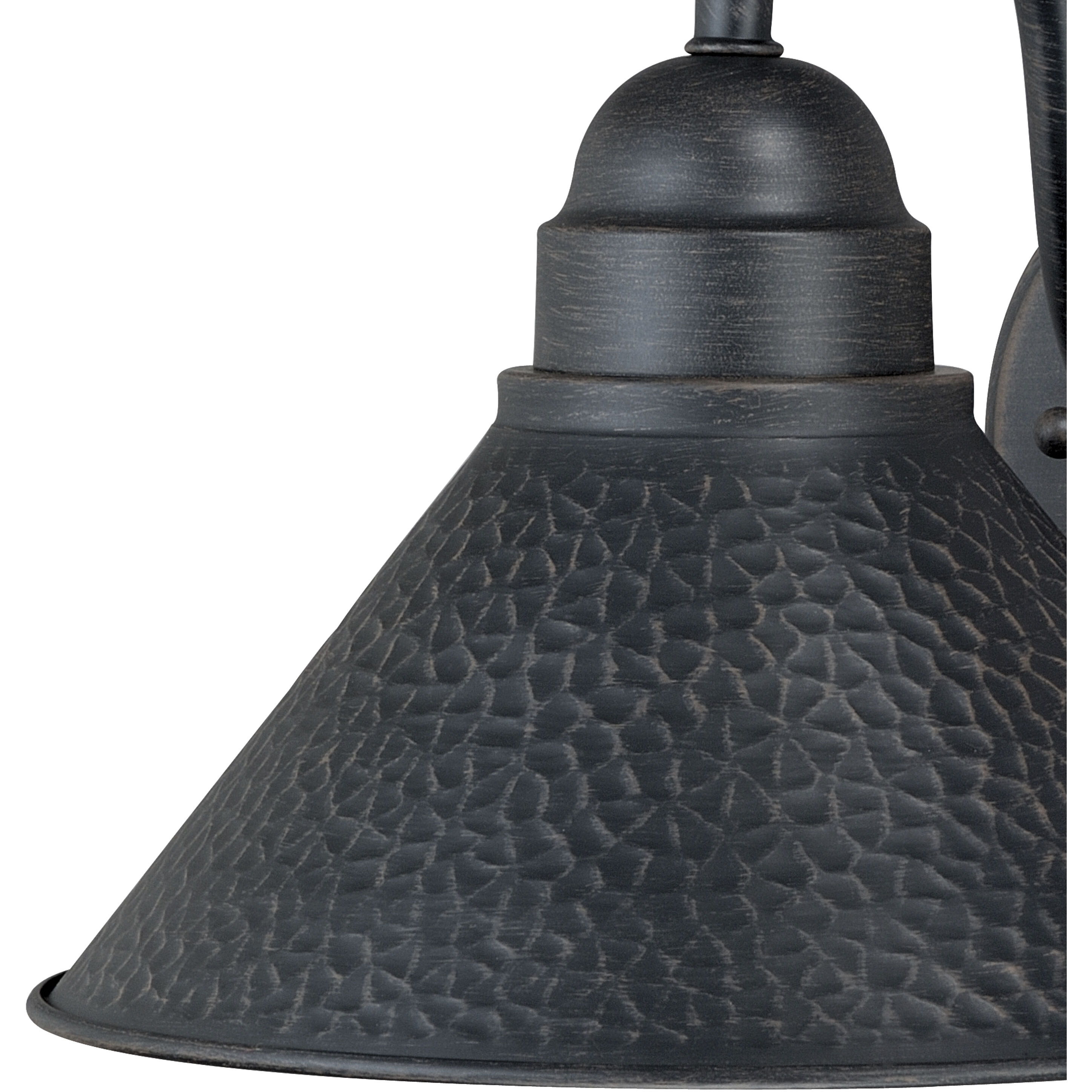 Outland LED 9 inch Aged Iron and Light Gold Outdoor Wall