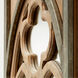 Carlita 30 X 15 inch Galvanized Metal And Natural Wood Wall Mirror