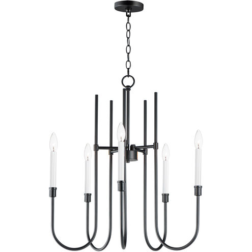 Tux 5 Light 24 inch Black Chandelier Ceiling Light