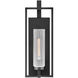 Stassi 1 Light 21 inch Black Outdoor Wall Mount Lantern