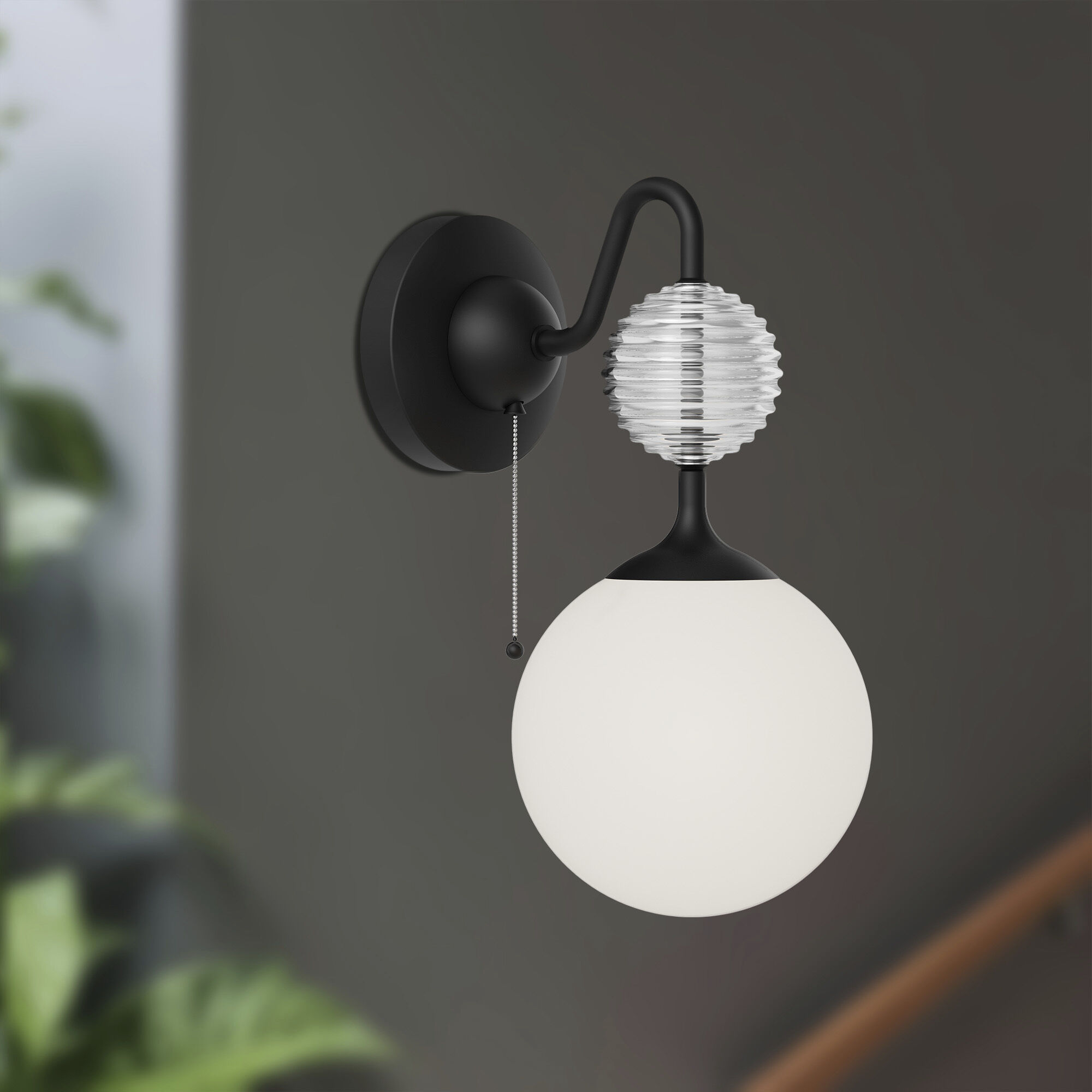 Alora Mood Celia Wall/Vanity Light Wall Light in Matte Black