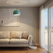 Half Dome 92 inch 14 watt Weathered Brass and White Marble Arc Floor Lamp Portable Light
