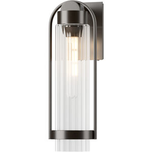 Alcove 1 Light 19.6 inch Coastal White Outdoor Sconce in Clear, Medium