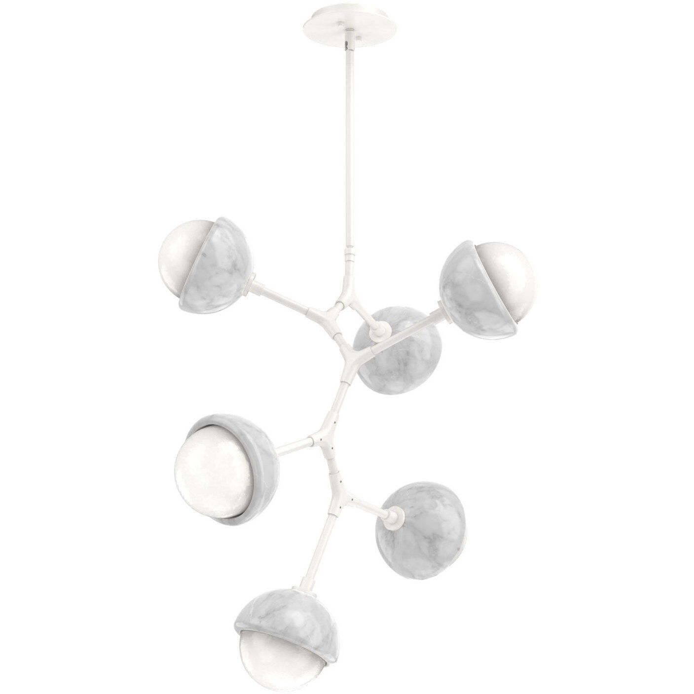 Cabochon 6 Light 26.00 inch Chandelier