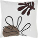 Erin 20 inch White and Multi Pillow