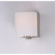 Wrap 1 Light 6 inch Satin Nickel Bath Vanity Wall Light