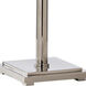 Overhill 23.5 inch 100.00 watt Silver Table Lamp Portable Light