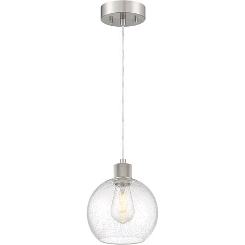 Port Nine LED 8 inch Brushed Steel Pendant Ceiling Light