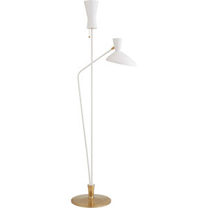 AERIN Austen 70.25 inch 40.00 watt Matte White Dual Function Floor Lamp Portable Light, Large