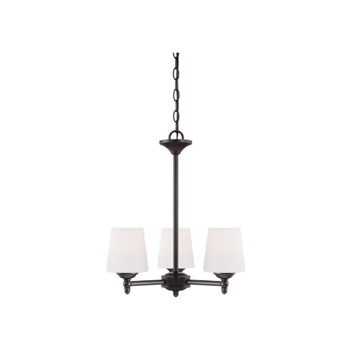 Darcy 3 Light 19 inch Oil Rubbed Bronze Chandelier Ceiling Light