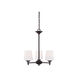 Darcy 3 Light 19 inch Oil Rubbed Bronze Chandelier Ceiling Light