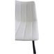 Alibi 37 inch White Counter Stool