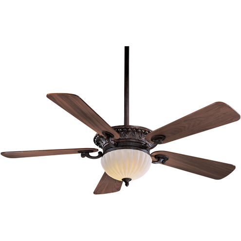 Volterra I 52 inch Volterra Bronze with Natual Walnut Blades Ceiling Fan