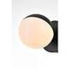 Majesty 1 Light 5 inch Black Bath Sconce Wall Light