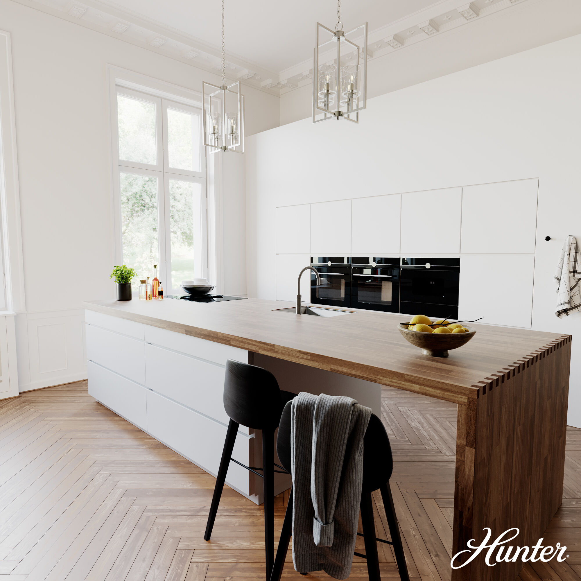 Kerrison 4 Light 15 inch Brushed Nickel Pendant Ceiling Light