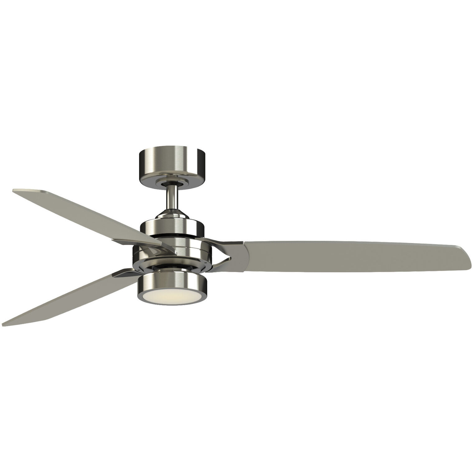 Amped 52 inch Brushed Nickel Fan-Uni