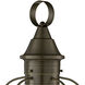 Classic Onion 1 Light 18.63 inch Sienna Outdoor Post Light