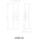 Emrys 2 Light 4.5 inch Modern Gold Wall Sconce Wall Light