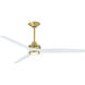 Spitfire LED Brushed Satin Brass Fan Light