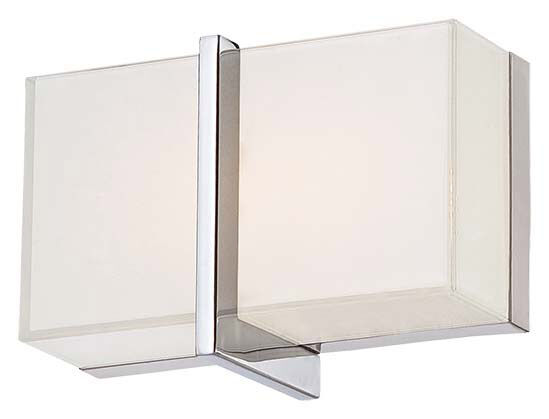 High Rise LED 10 inch Chrome Bath Light Wall Light