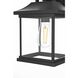 Saul 1 Light 13 inch Black Outdoor Wall Sconce